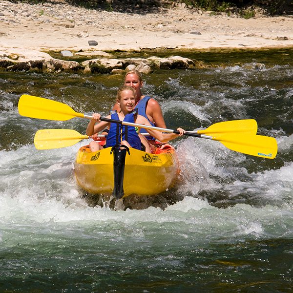 Descente de l'Ardèche en canoe